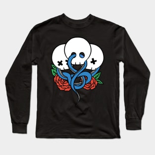 snake with skeleton Long Sleeve T-Shirt